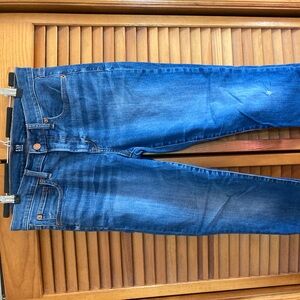 Gap, true skinny jeans, size 29, medium wash.